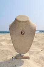 Brown Cowrie Shell Necklace