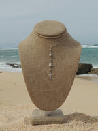 Cone Shell / Cross Charm Necklace