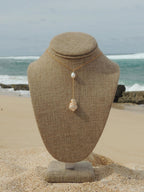 Stromb Shell Lariat Necklace