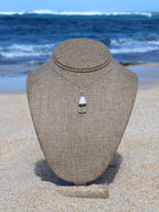 Cone Shell / Cross Charm Necklace