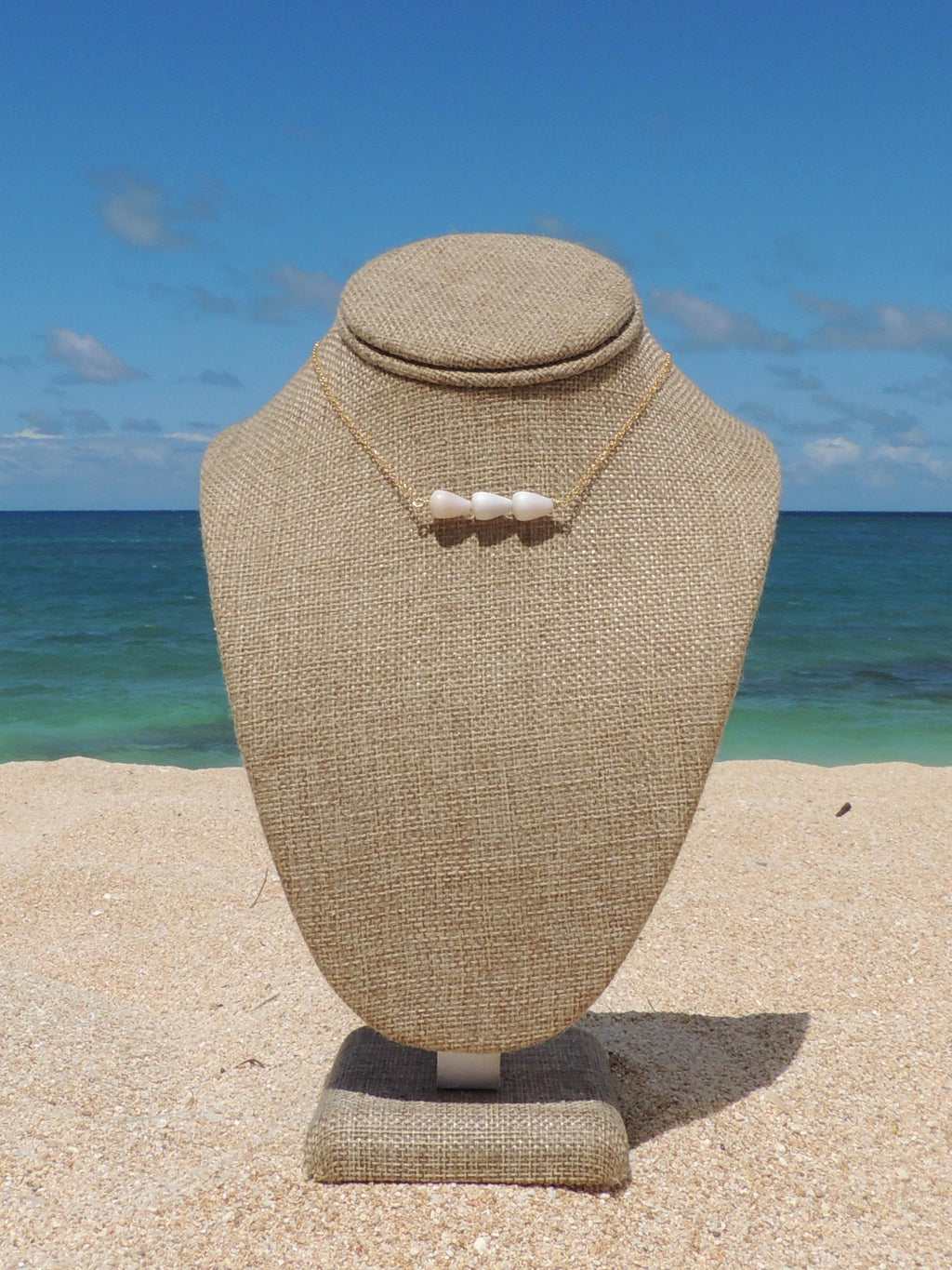 Cone Shell Bar Necklace