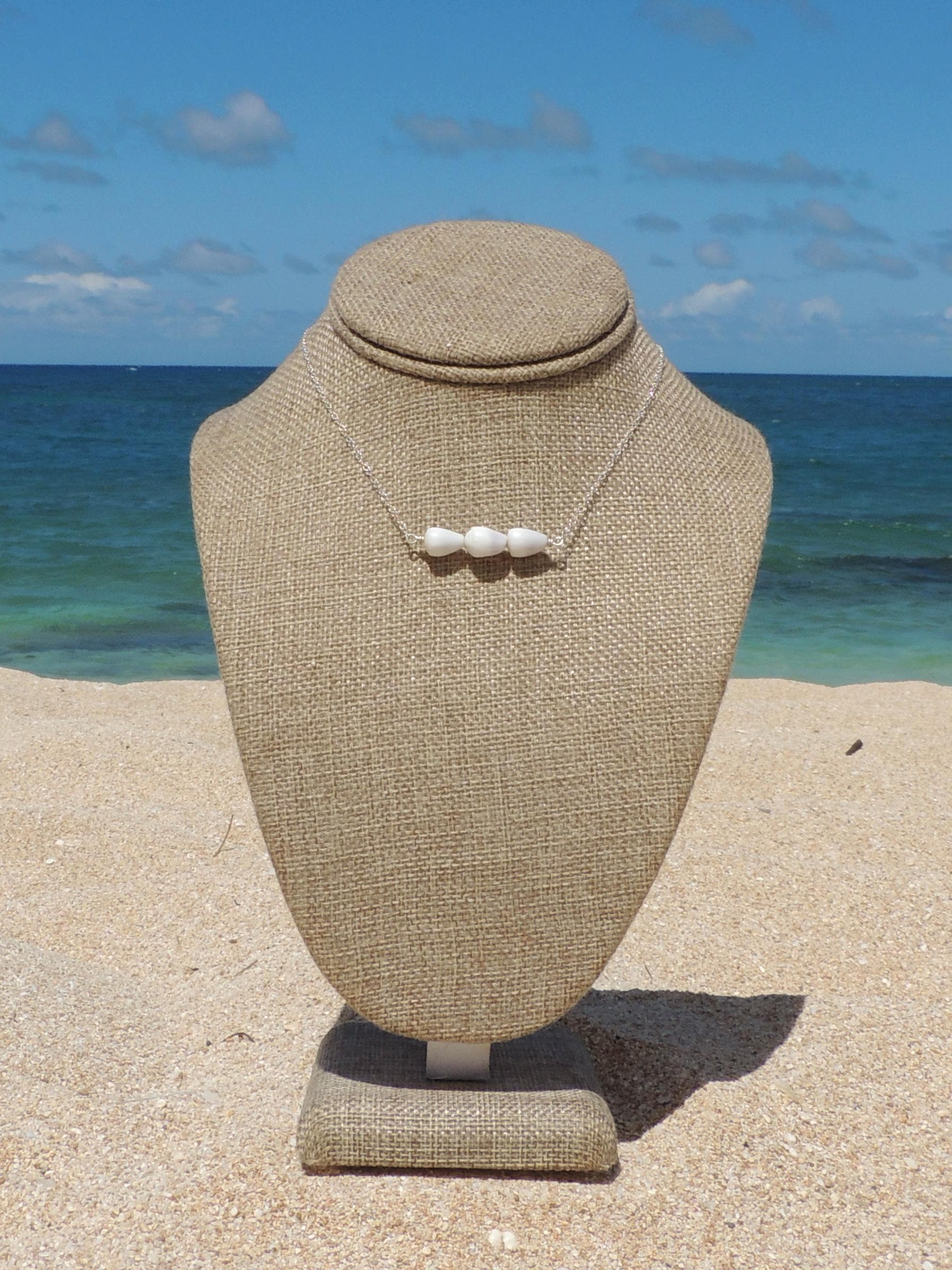 Cone Shell Bar Necklace