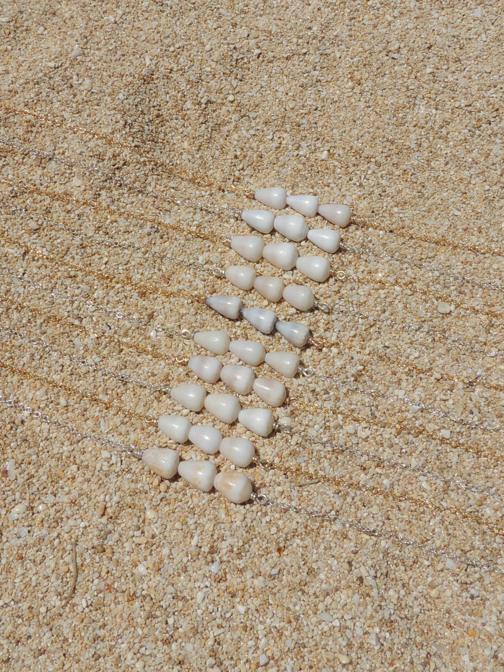 Cone Shell Bar Necklace