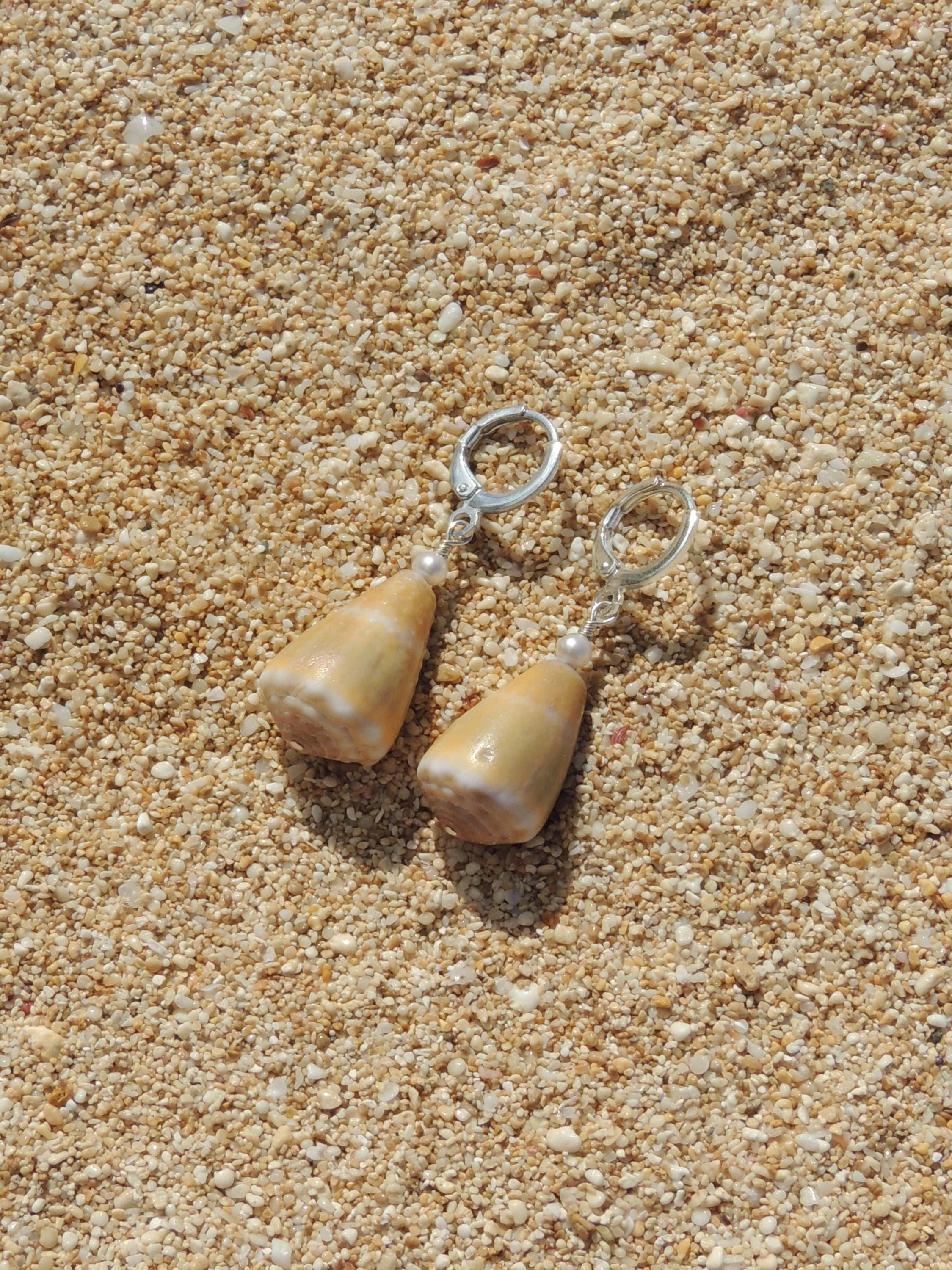 Olive Green Cone Shell Huggies
