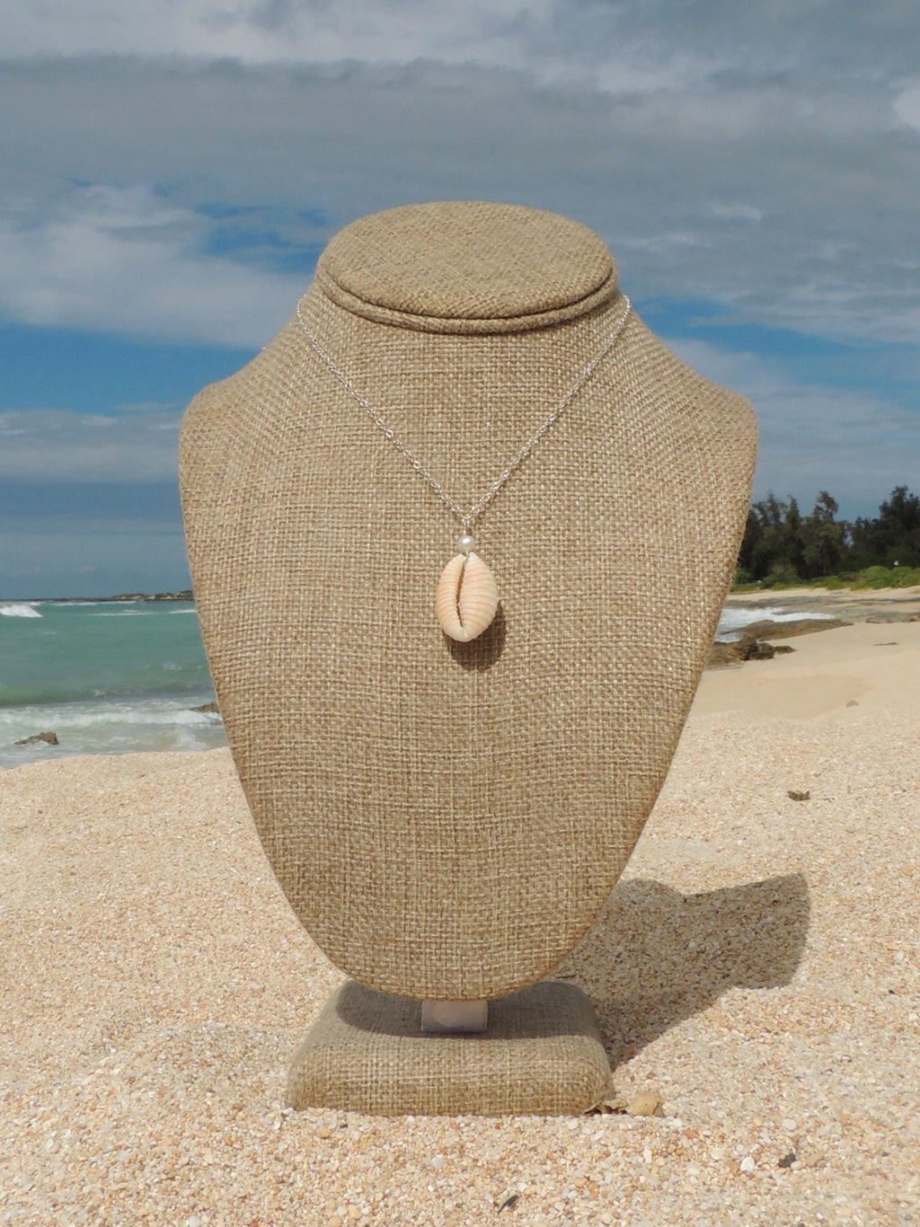 Granulated Cowrie Shell Necklace