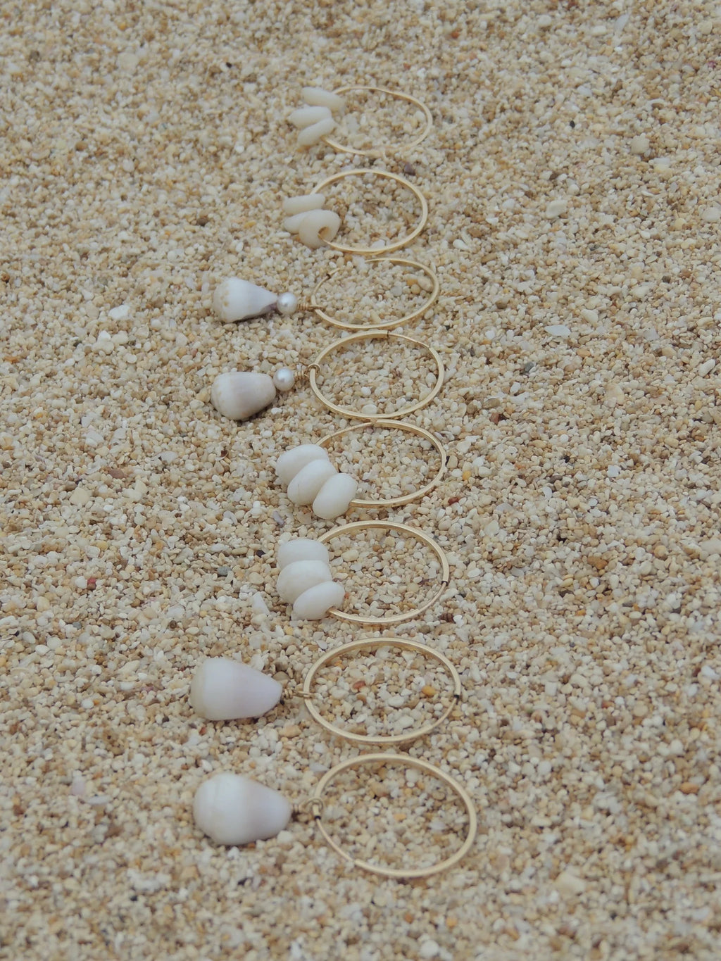 Cone Shell Hoops