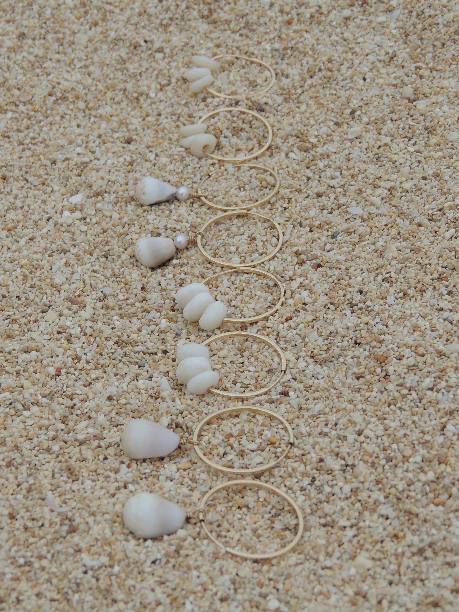 Cone Shell Hoops