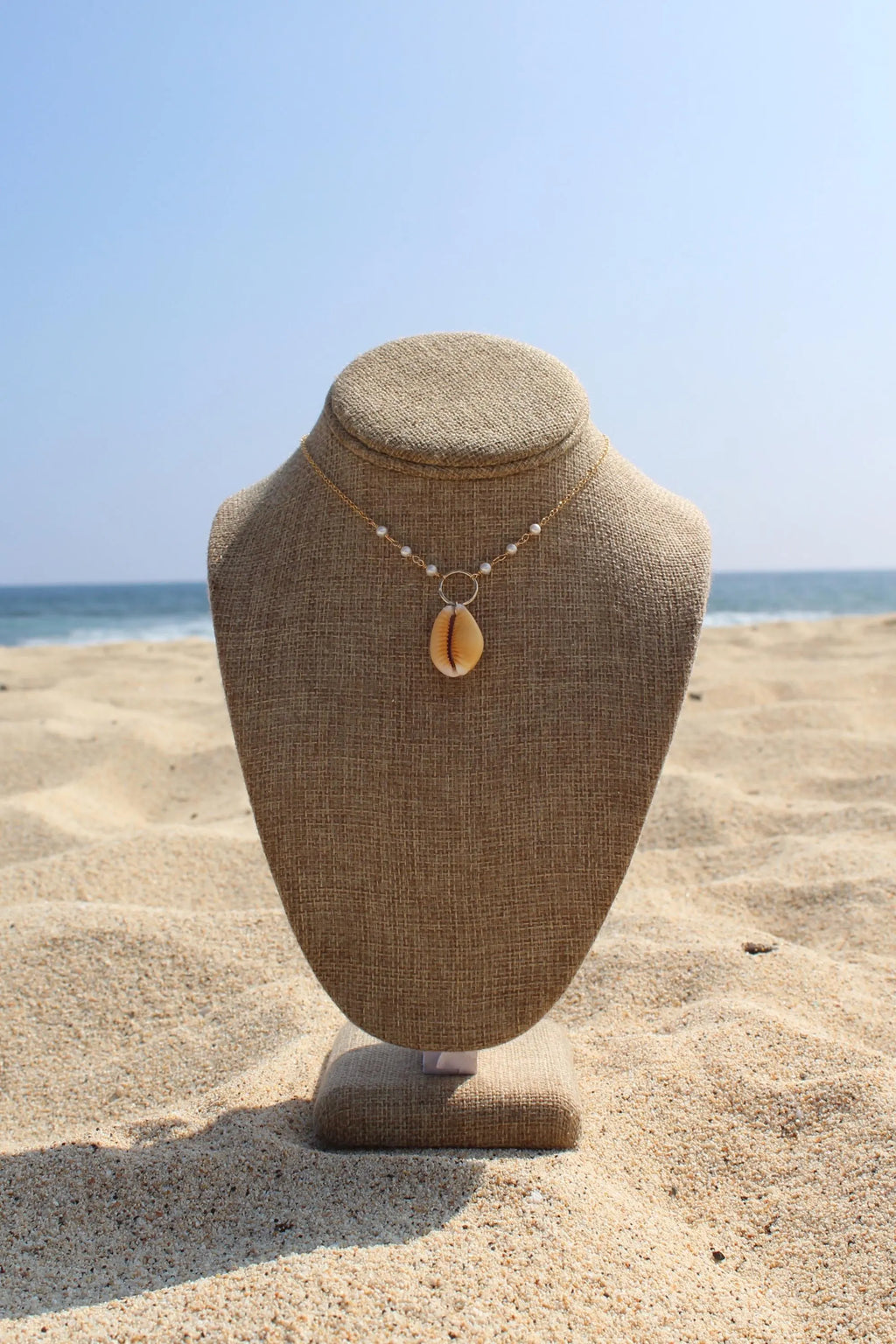 Honey Cowrie Shell Necklace