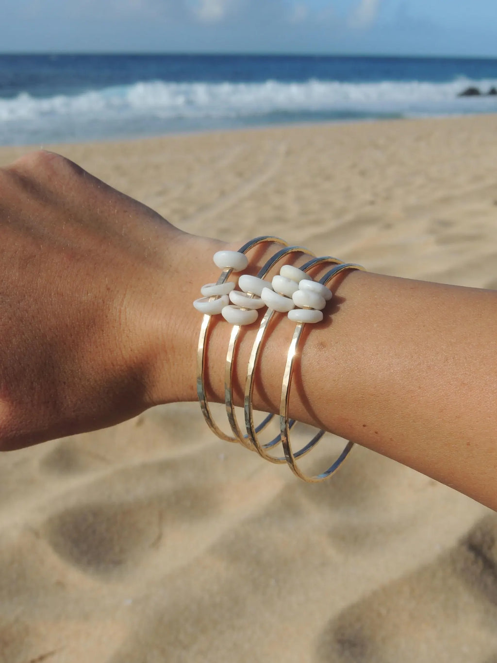 Puka Shell Bangle