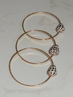 Hebrew Cone Shell Bangle