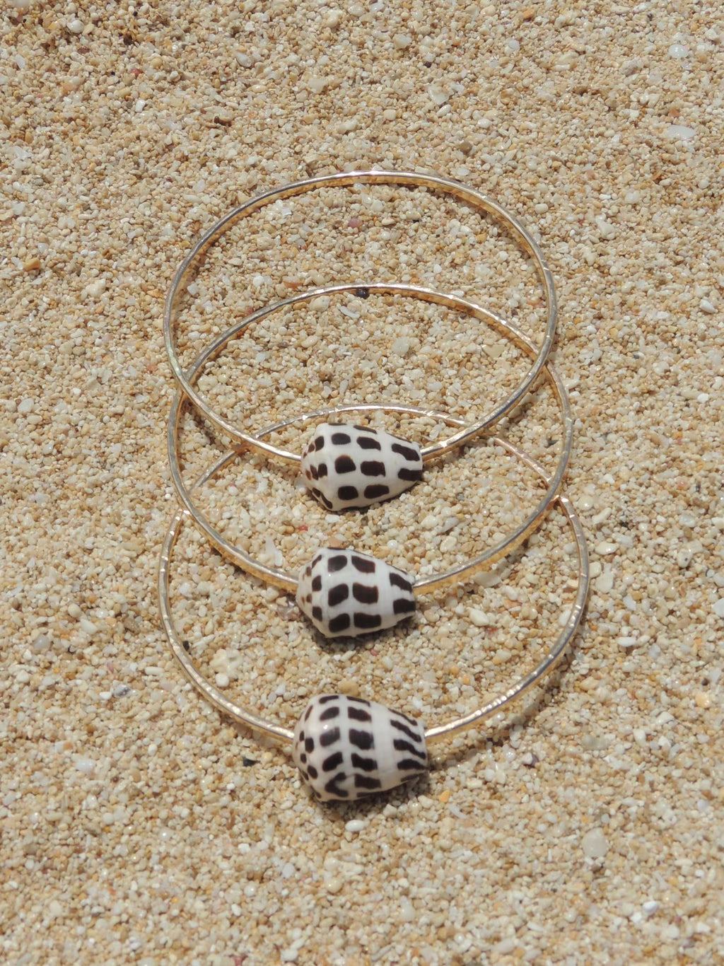 Hebrew Cone Shell Bangle
