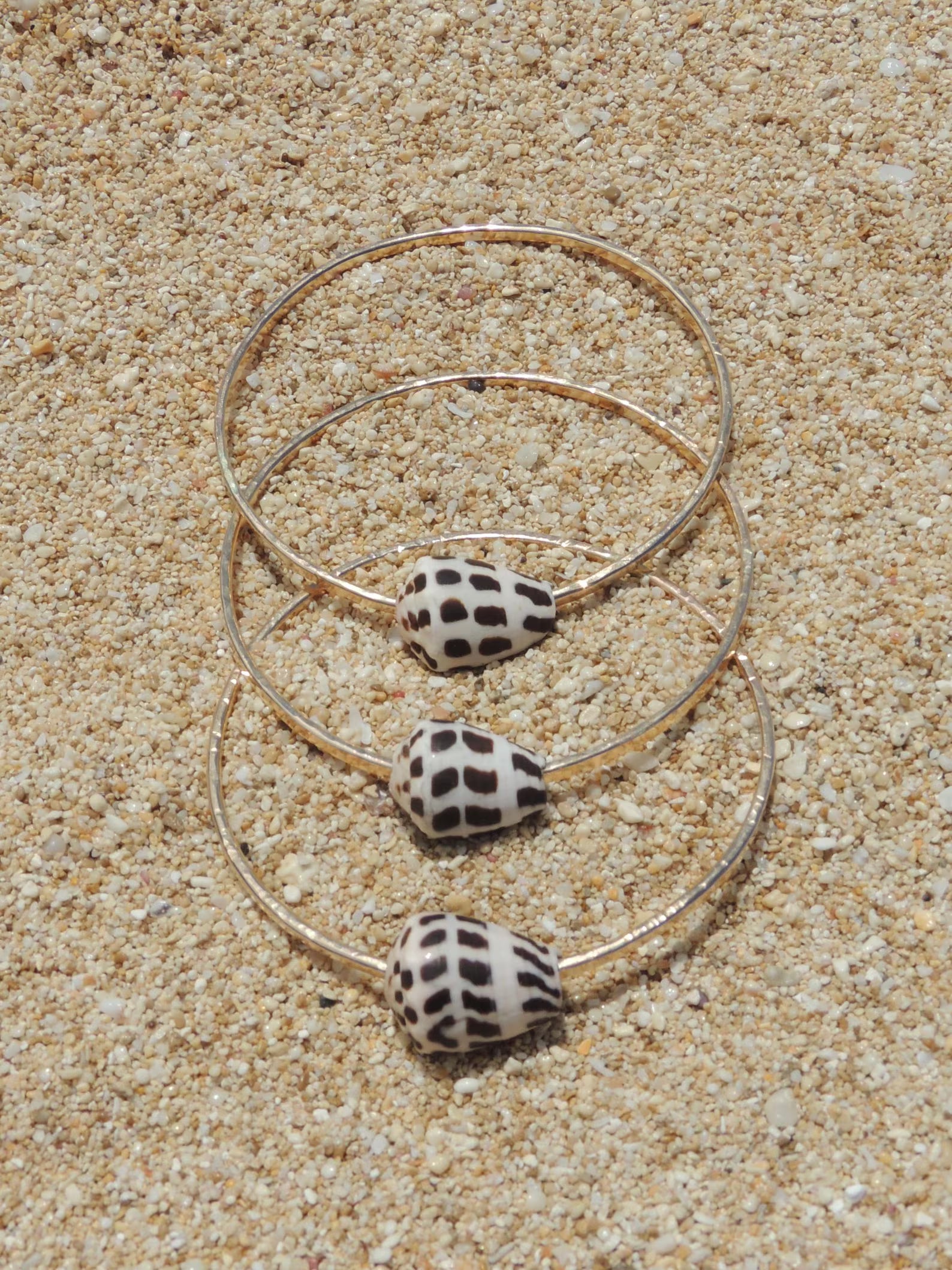 Hebrew Cone Shell Bangle