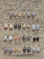 Cone Shell Chain Earrings